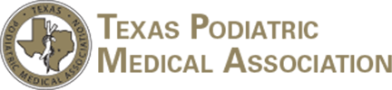 Logo Recognizing Advanced Foot Care's affiliation with Texas Podiatric Medical Association